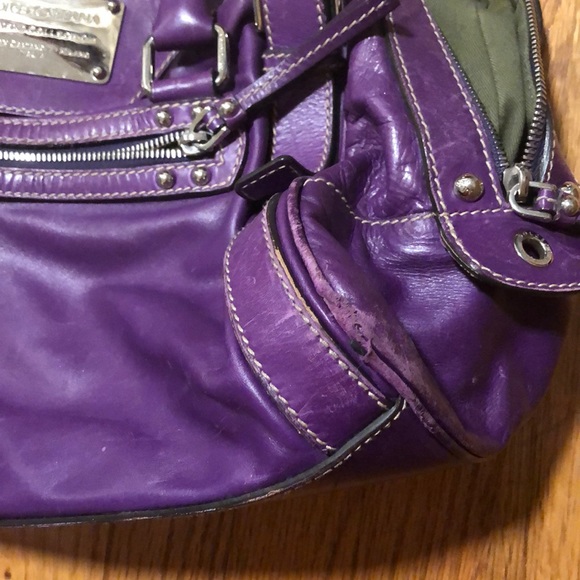 Dolce & Gabbana Purple Leather Purse - Picture 4 of 5